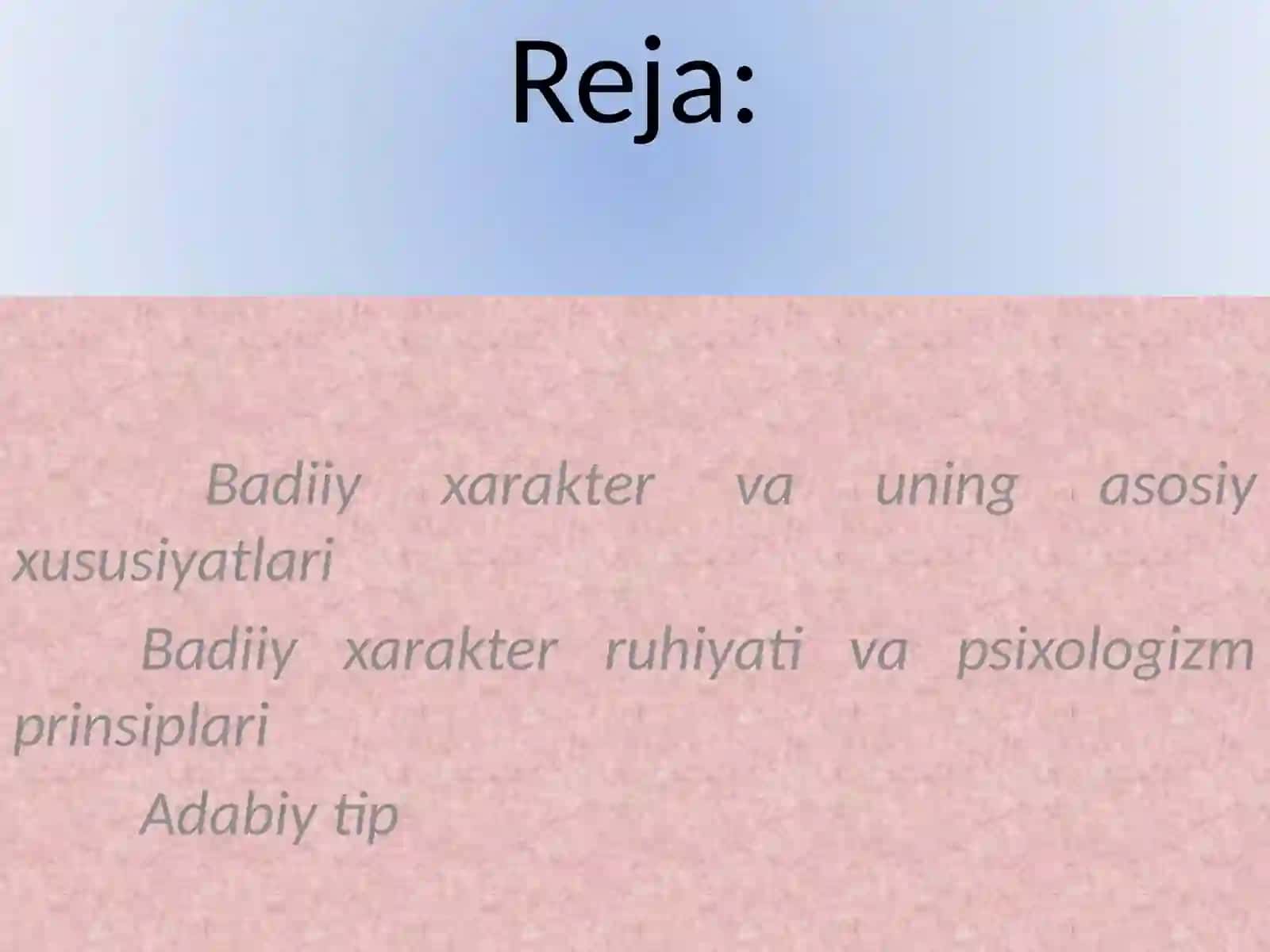 Asarda Xarakter Yaratish Prinsiplari 2