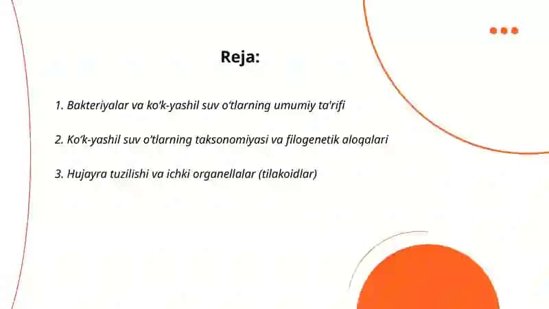 Bakteriyalar va ko‘k-yashil suv o‘tlar 2