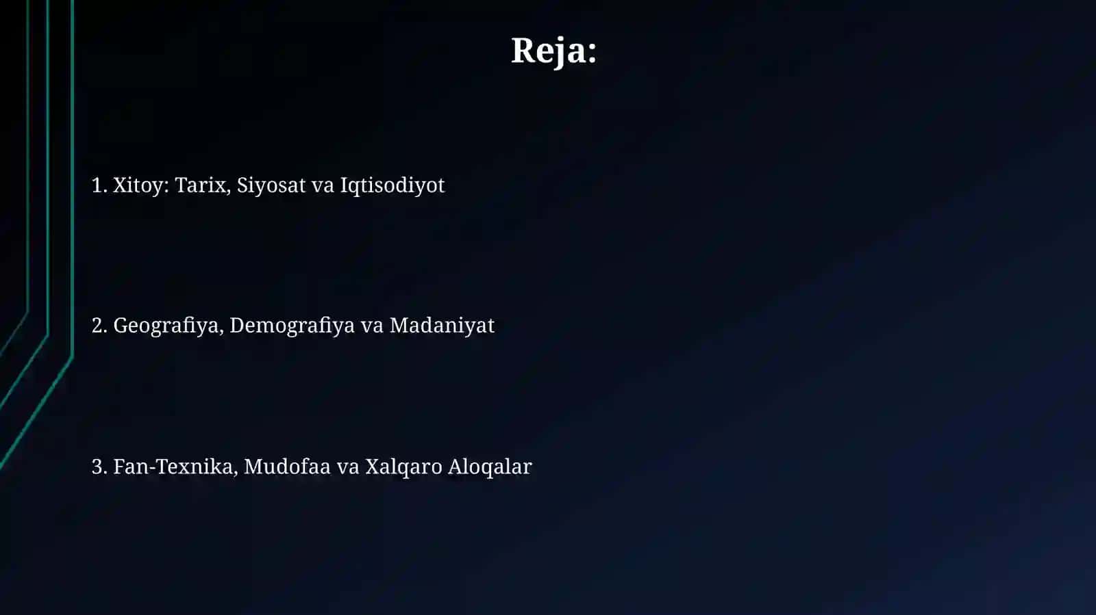 Xitoy: Tarix, Siyosat va Iqtisodiyot 2