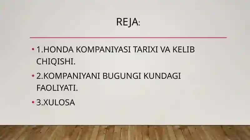 Honda Kompaniyasi Tarixi va Kelib Chiqishi 2