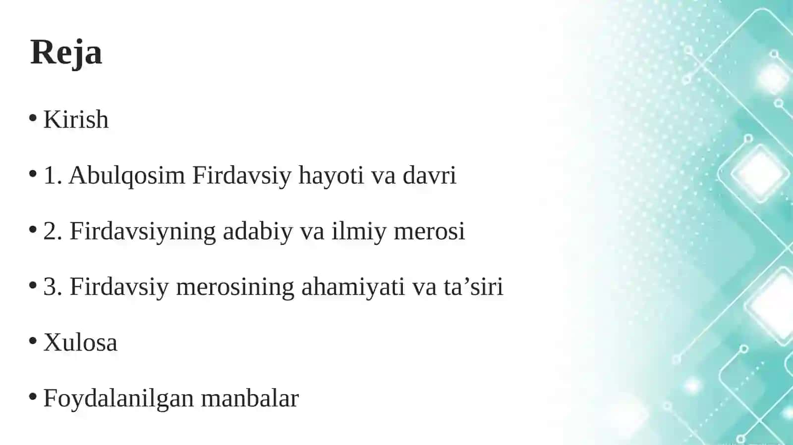 Abulqosim Firdavsiy (941–1030) 2