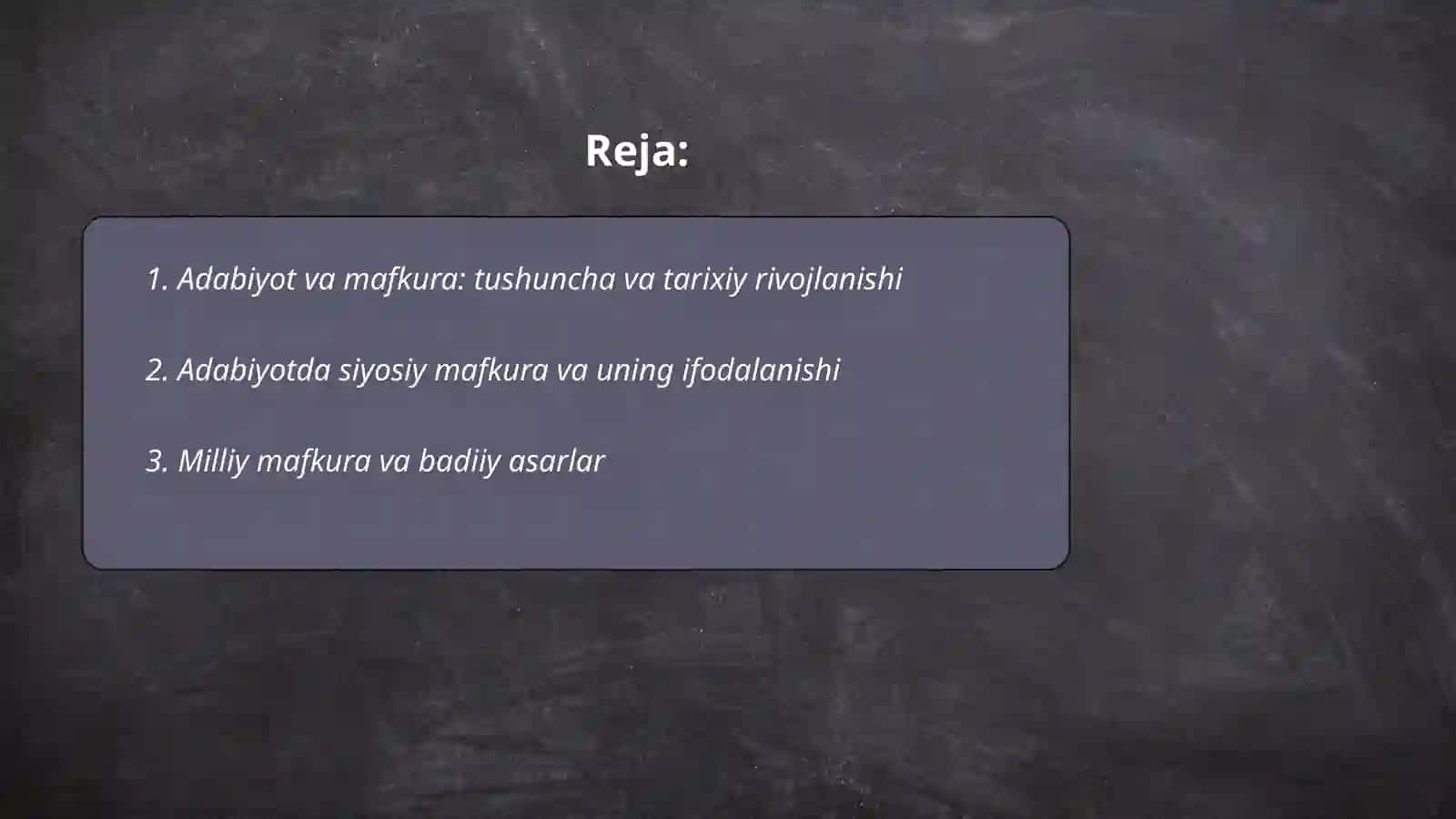 Adabiyot va mafkura 2