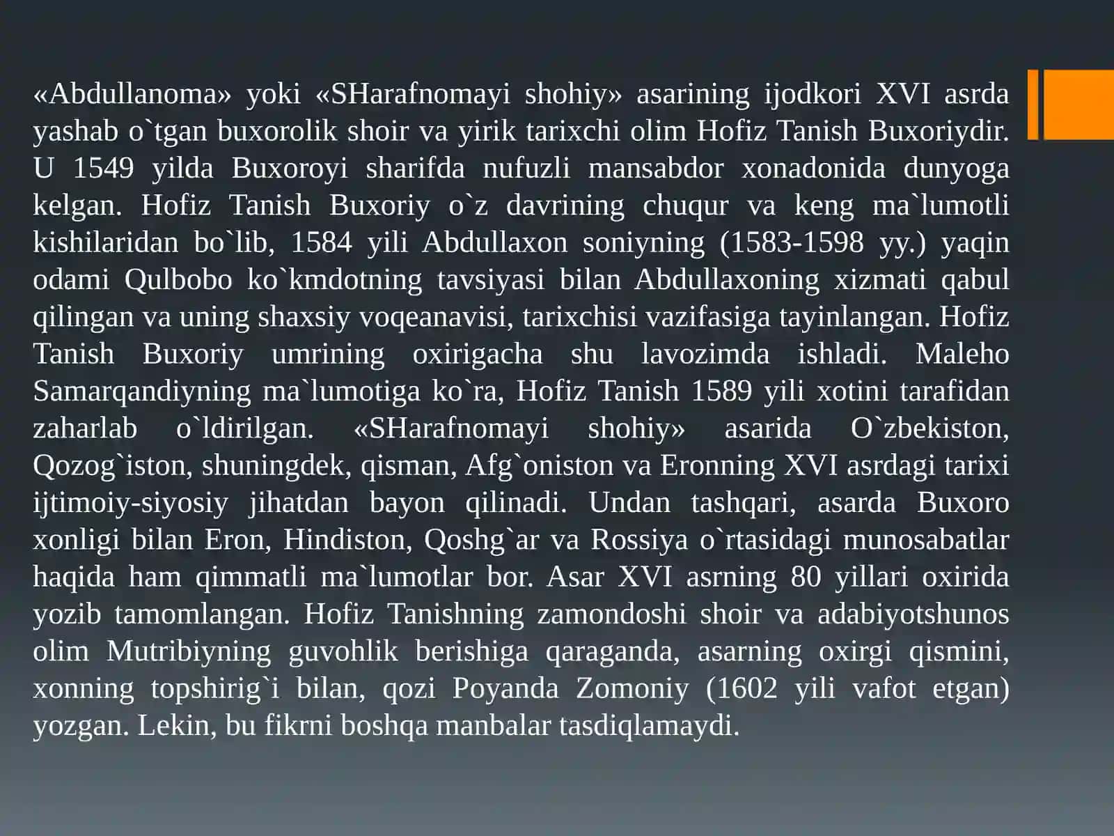 O‘rta Osiyo xonliklari tarixi va tarixshunosligi 2