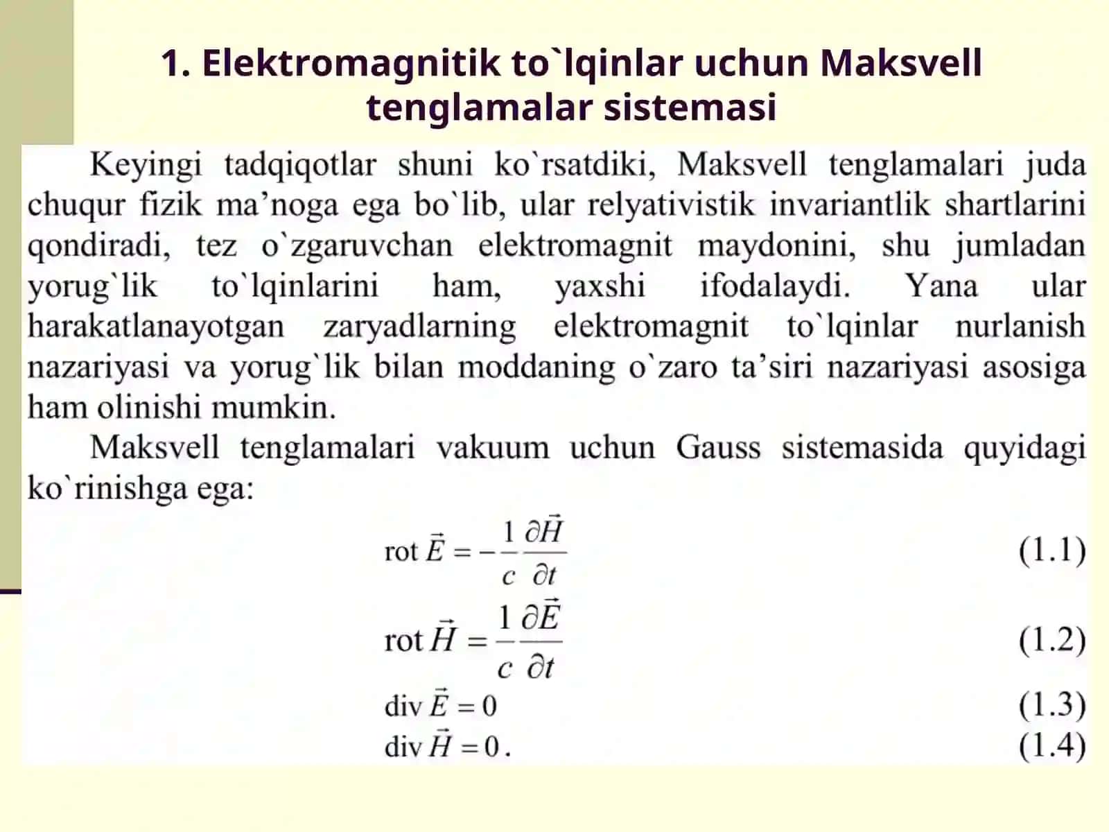 Elektromagnit to`lqinlar 2