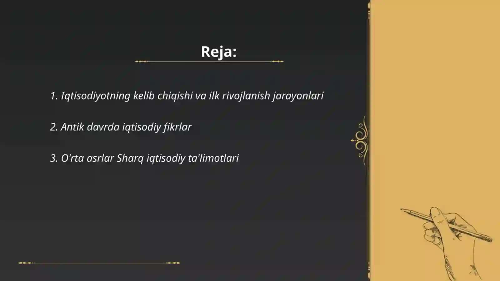 Iqtisodiyot taʼlimotlar tarixi va mohiyati 2