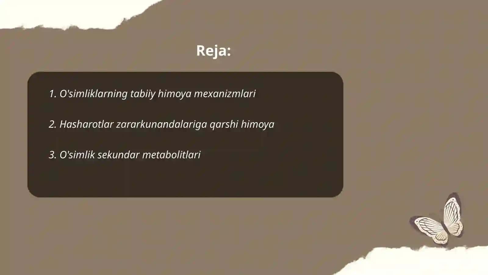 O'simliklarning hashoratlarga imunitet xususiyatlari 2