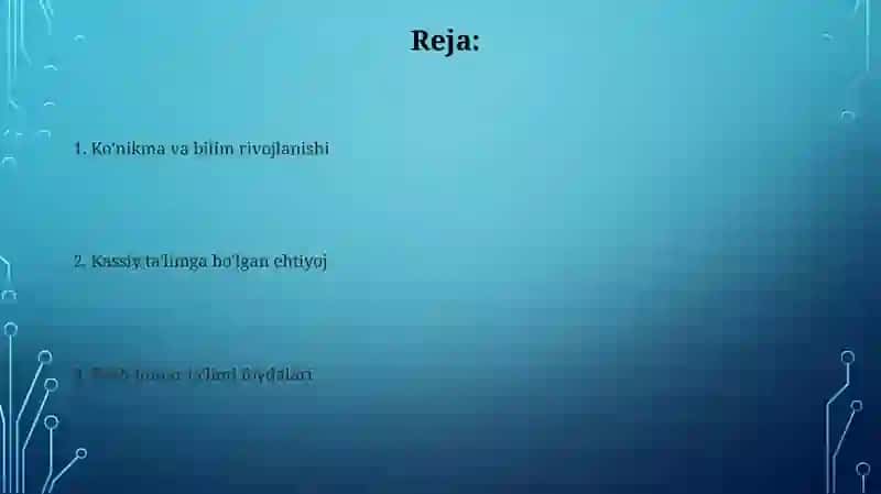 Kasb-hunar ta'limi 2