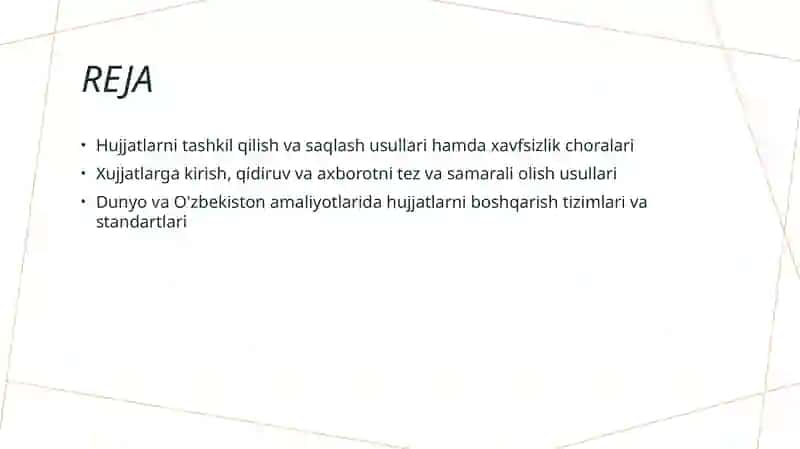 Hujjatlar ustida ishlash tartiboti 2
