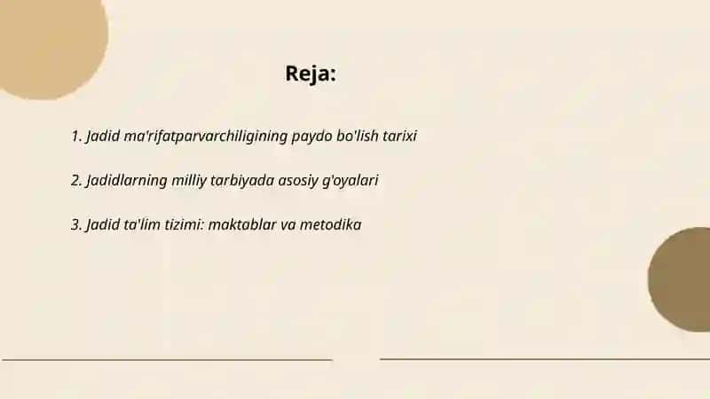 Jadid ma'rifatparvarchiligi milliy tarbiyaning asosi 2