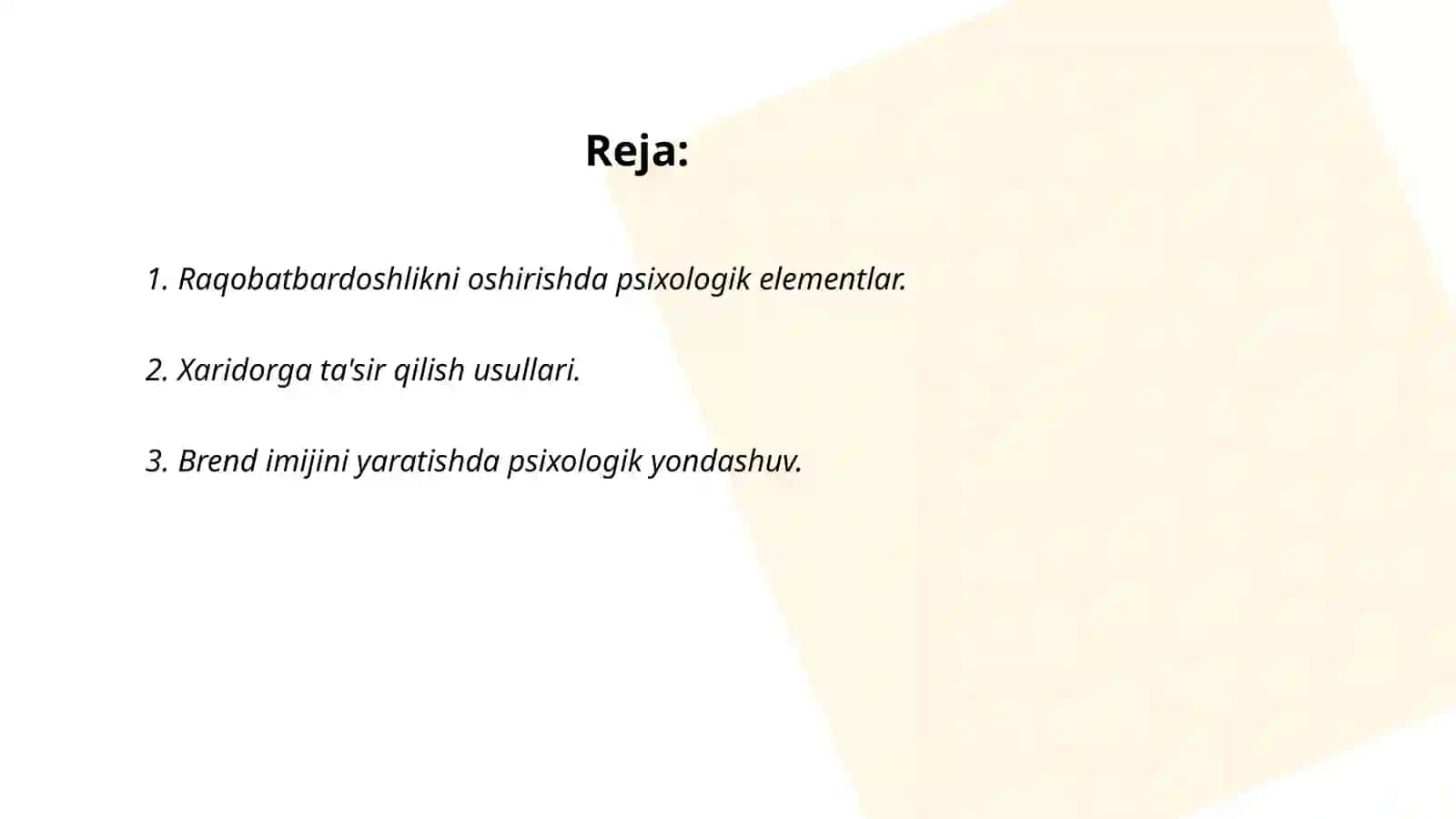 Raqobatbardoshlikni oshirishda psixologik elementlar 2