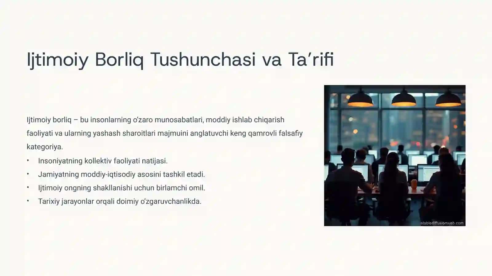 Ijtimoiy Borliq: Falsafiy Tahlil 2