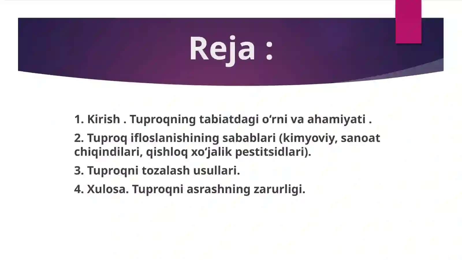 Tuproqning ifloslanishi va uni tozalash 2
