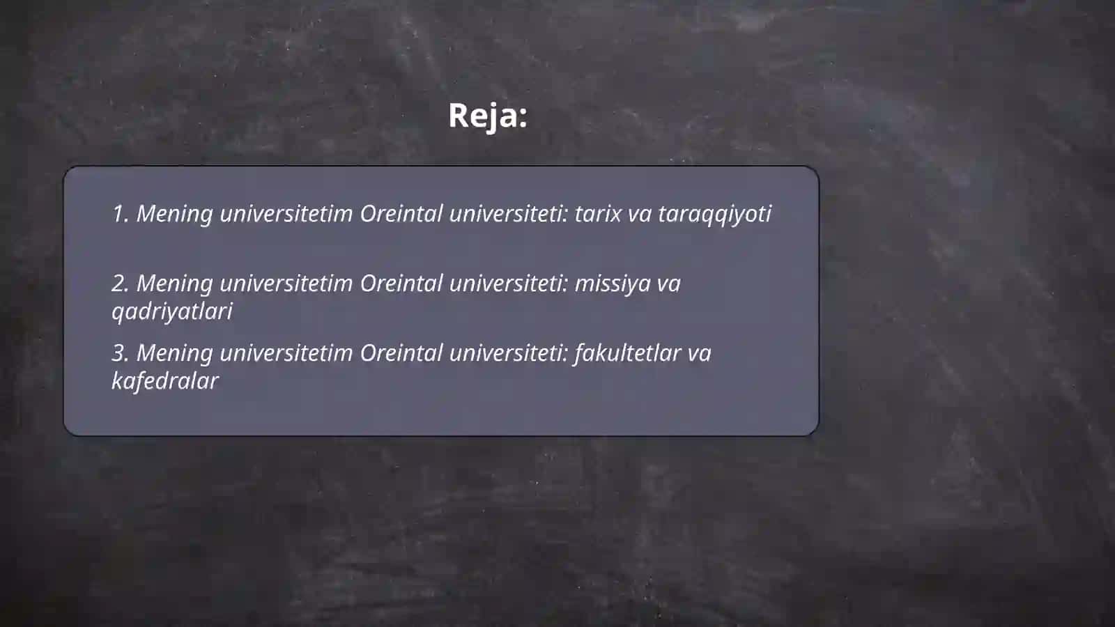 Oreintal Universiteti 2