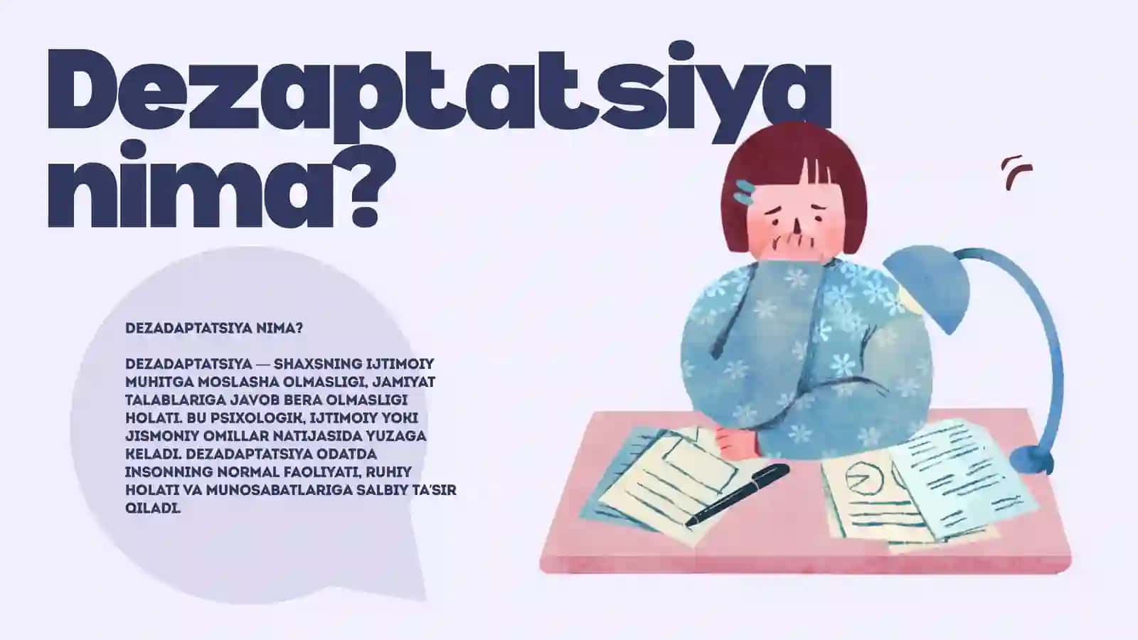 Dezadaptatsiya sabablari 2