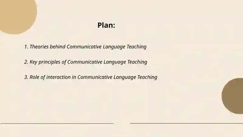 Communicative language teaching method 2