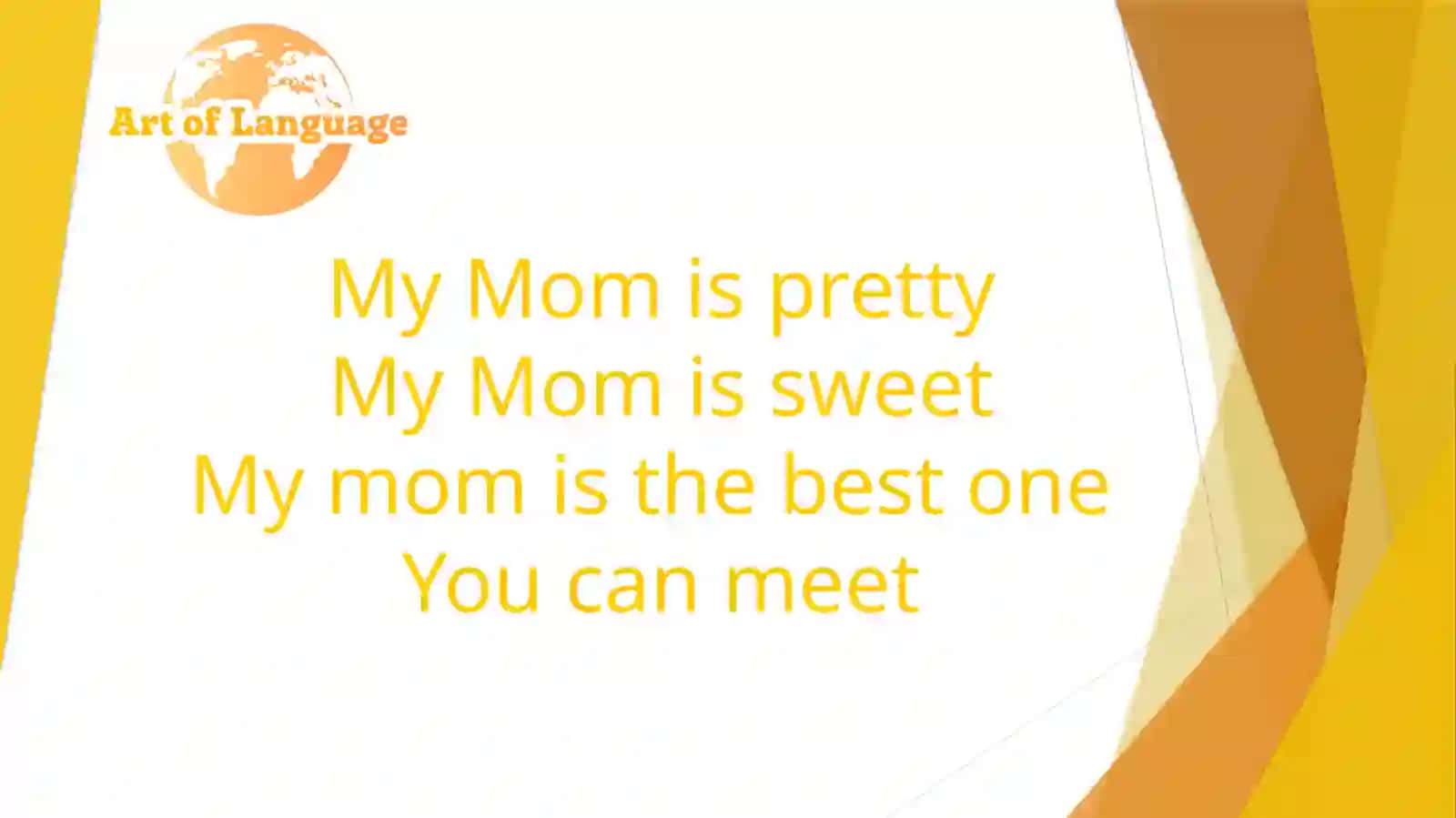 Dear Mommy! I love you! 2