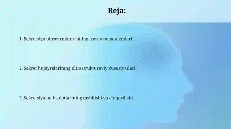 Bez sekretsiyasining ultrastruktura asoslari 2