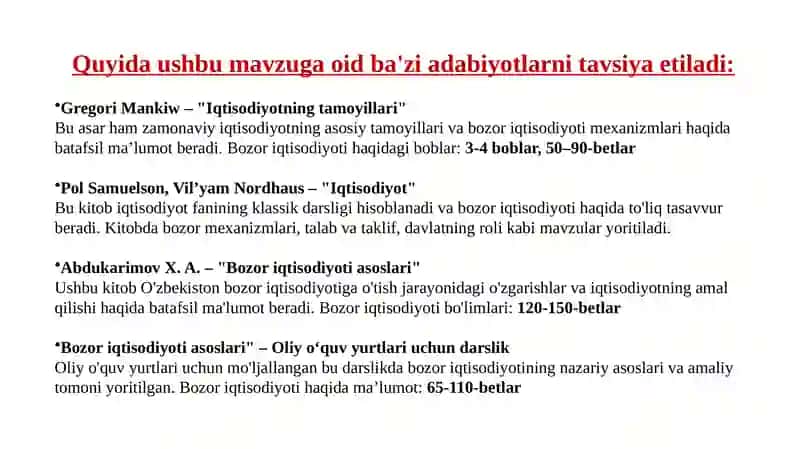 Iqtisodiyotning tamoyillari 2