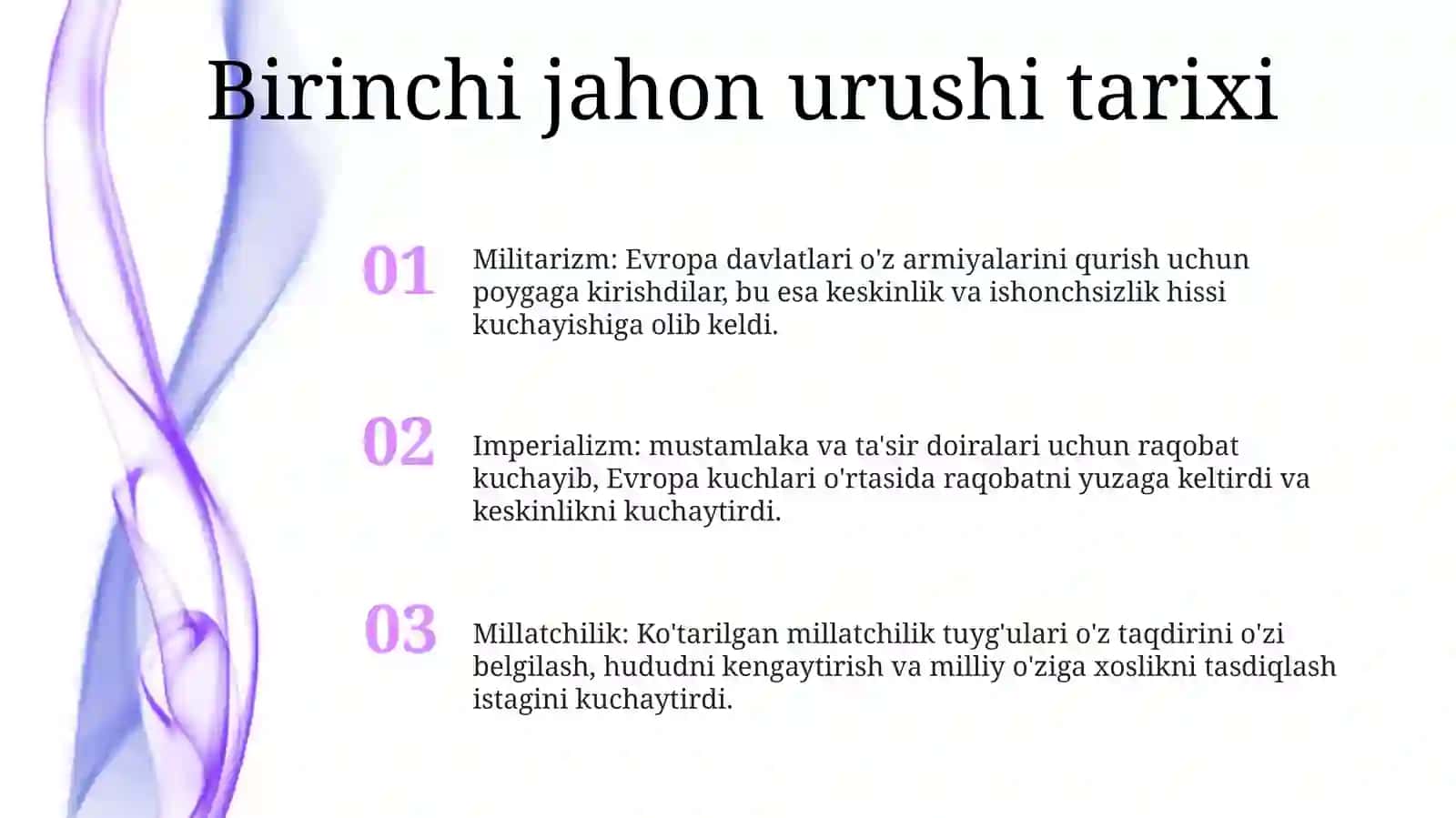 1-Jahon Urishi Sabablari Haqida Ma'Lumot 2