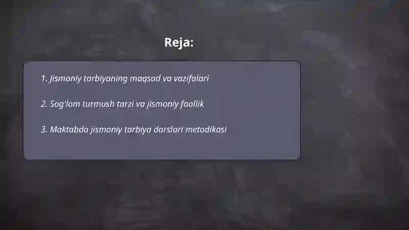 Jismoniy va estetik tarbiya 2