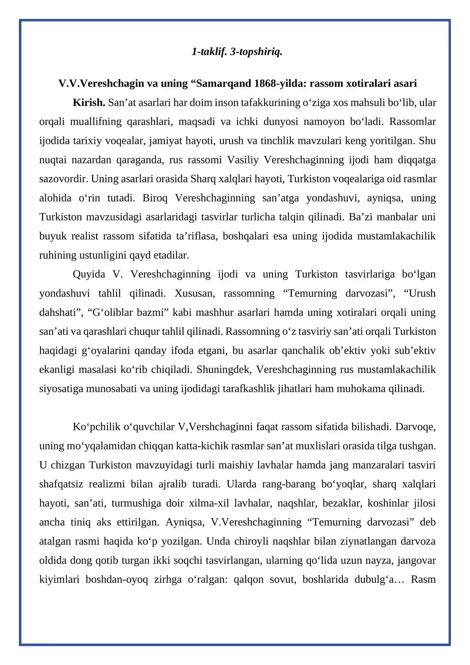 Arxivshunoslik ta'lim yo‘nalishi 2