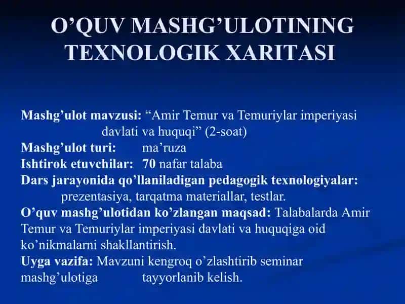 Amir Temur va Temuriylar imperiyasi davlati va huquqi 2