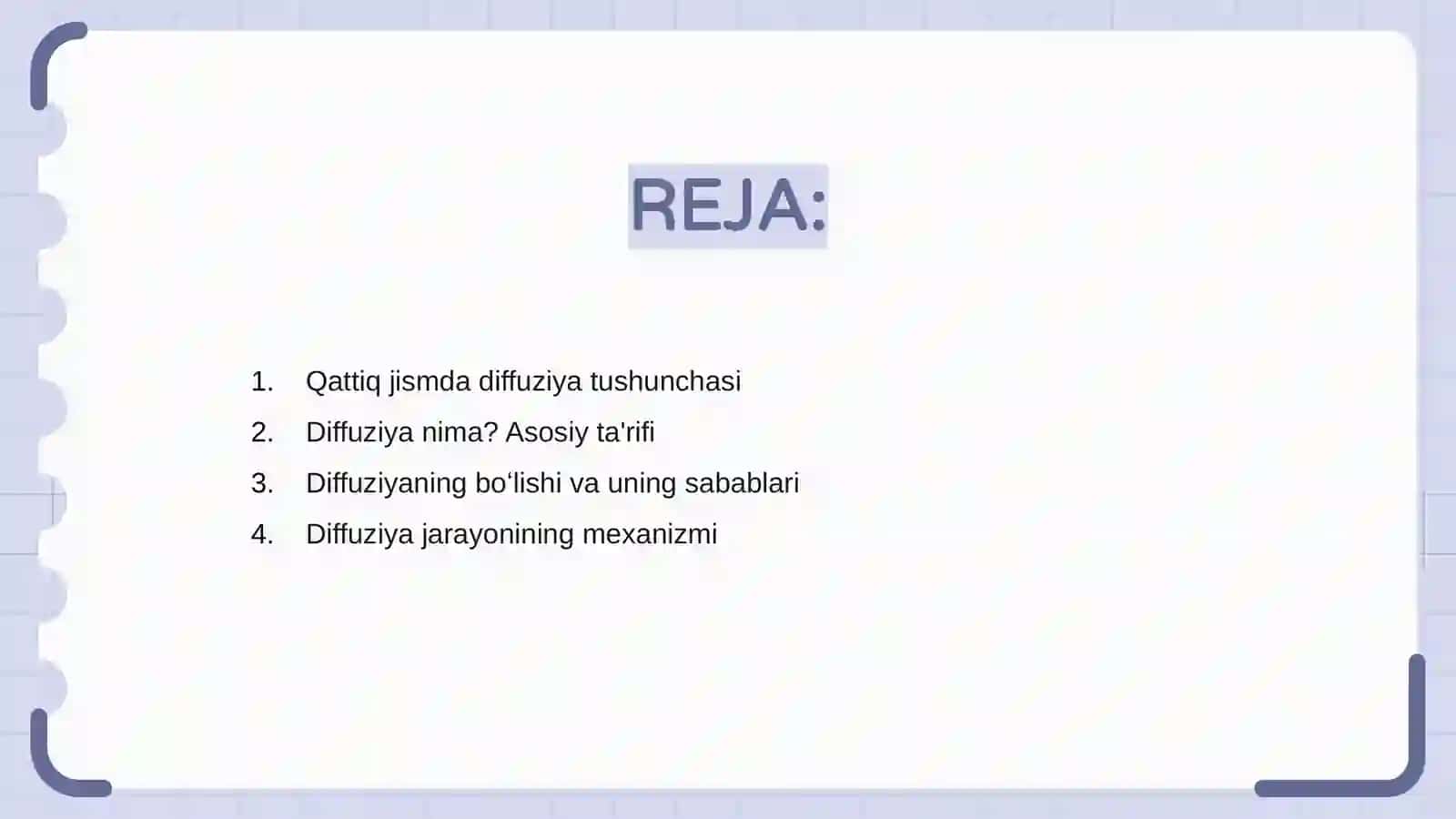Qattiq jismda diffuziya hodisasi 2