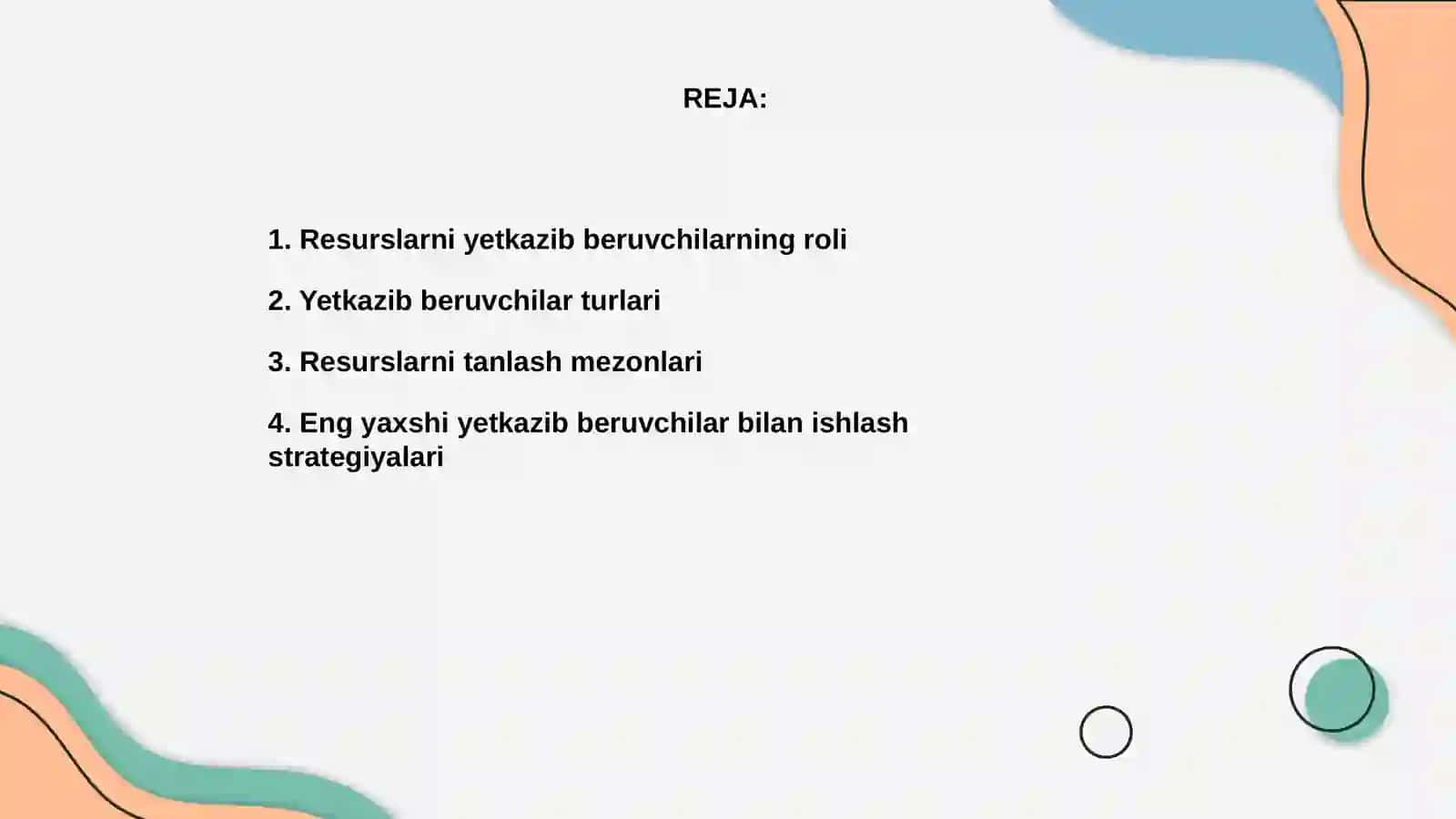 Resurslarni yetkazib beruvchilarn itanlash 2
