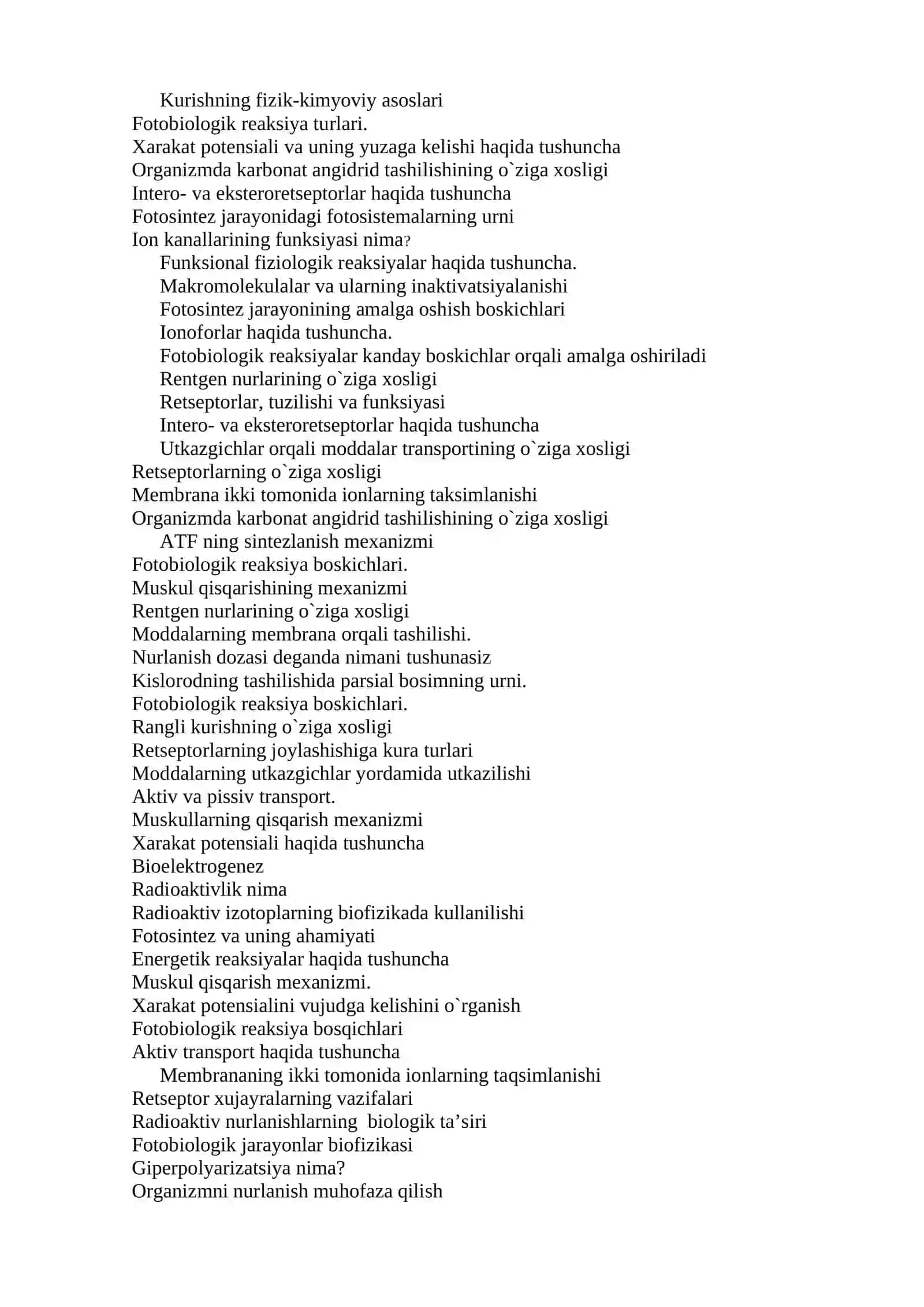 Fotobiologik reaksiyalar 2
