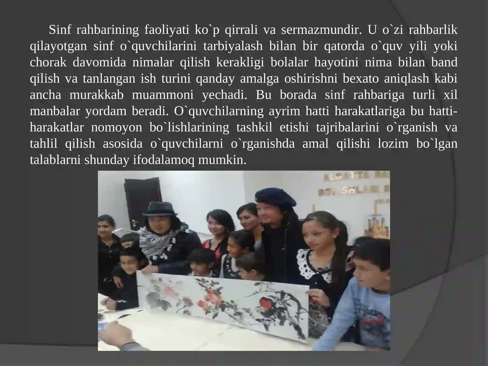O’quvchilar jamoasining ish faoliyati 2
