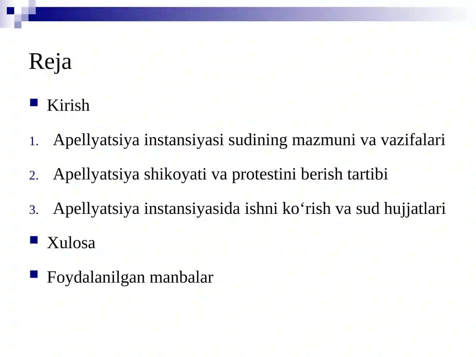 Apellyatsiya instansiyasi sudida ish yuritish 2