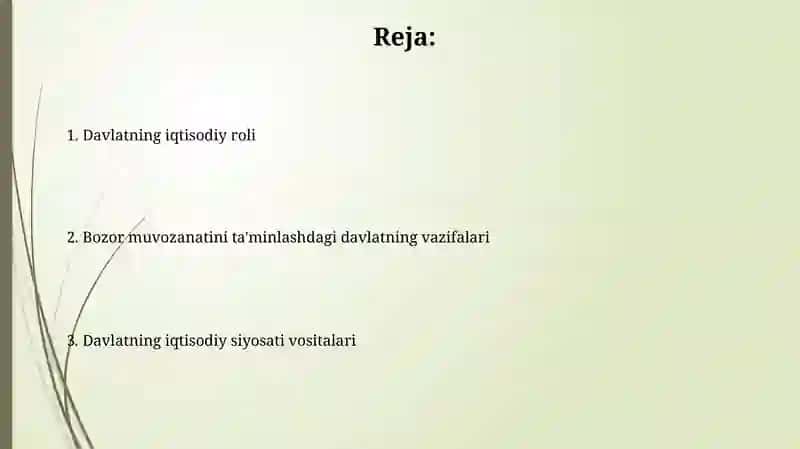 Davlatning iqtisodiy roli 2