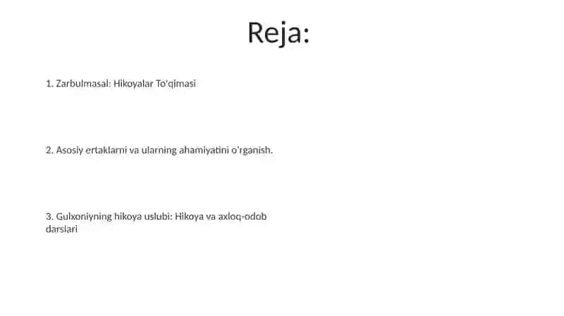 Zarbulmasal: Hikoyalar To'qimasi 2