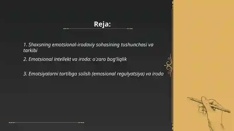 Shaxsning emotsional-irodaviy sohasi 2
