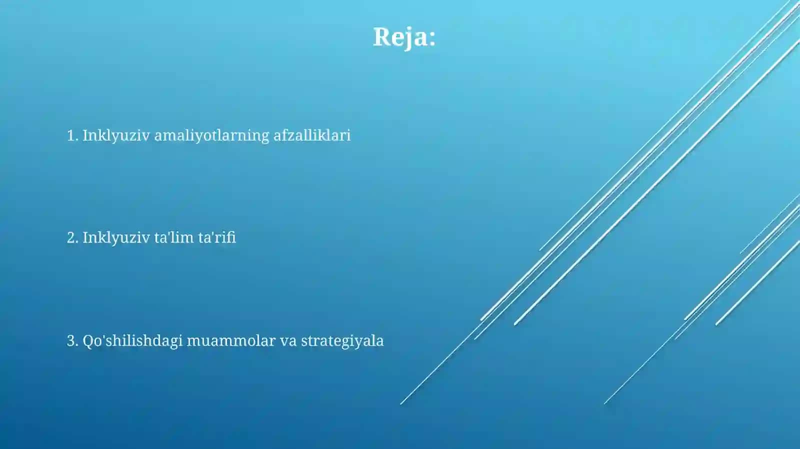 Inklyuziv ta'limning maqsadlari va vazifalari 2