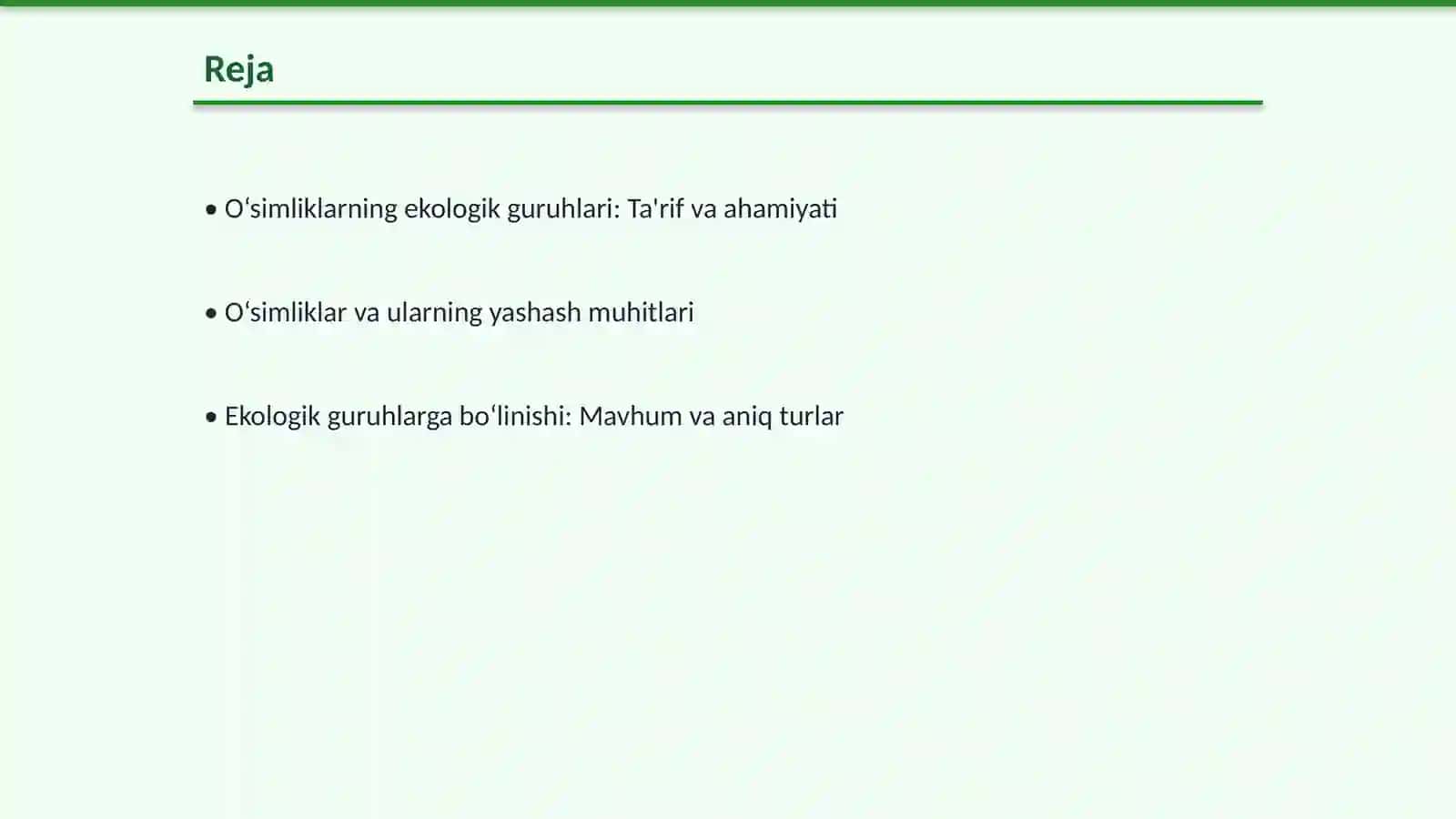 O‘simliklarning ekologik guruhlari 2