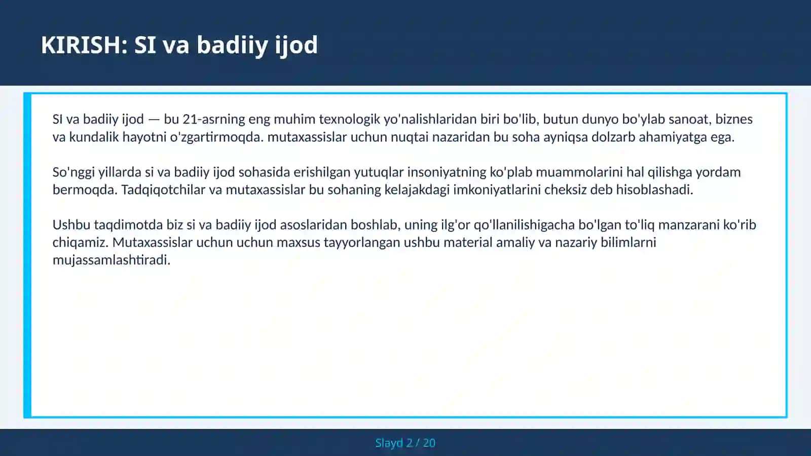 SI VA BADIIY IJOD 2