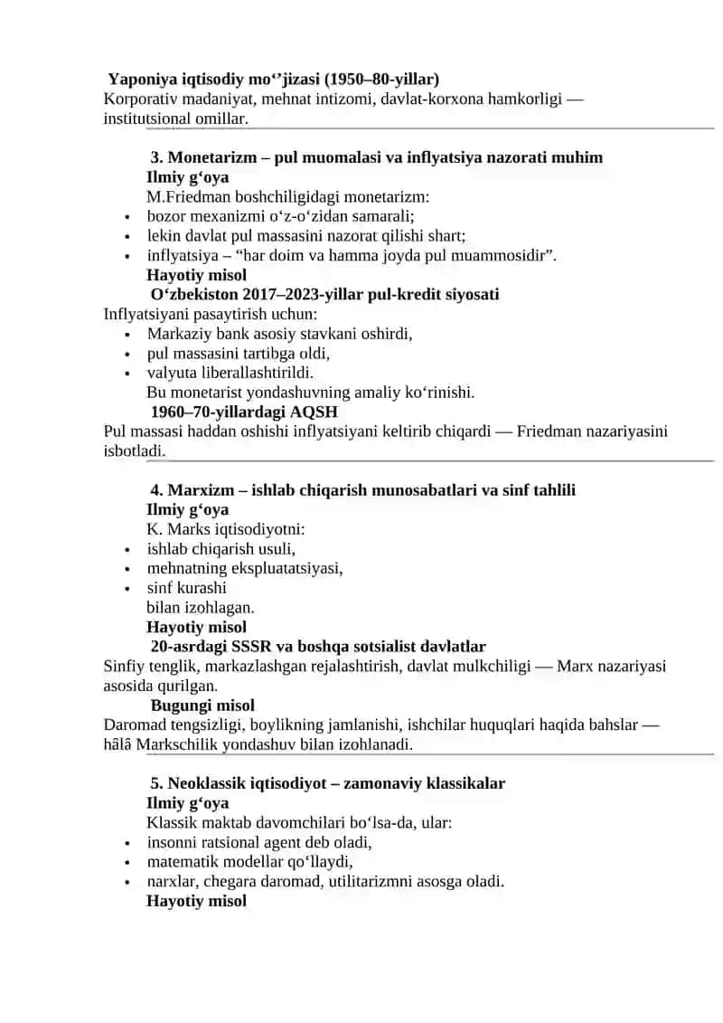 Klassik maktabga muqobil ta’limotlar 2