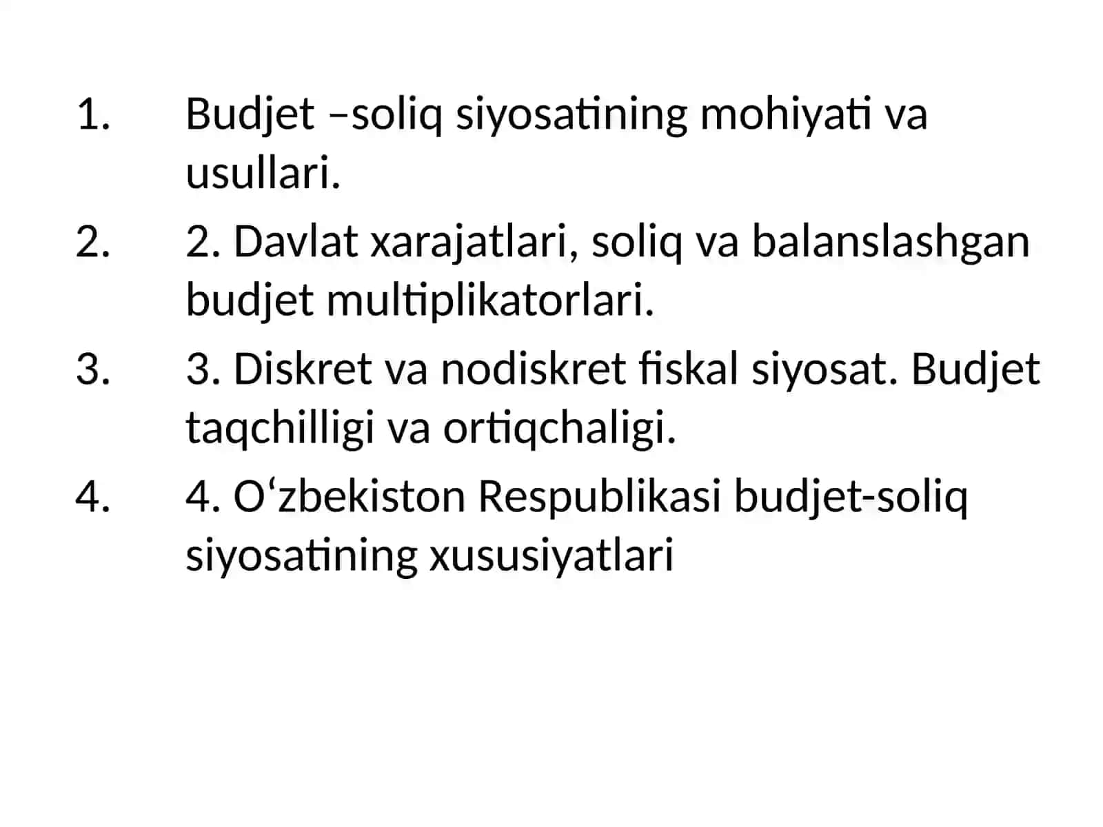 Byudjet-soliqsiyosati 2