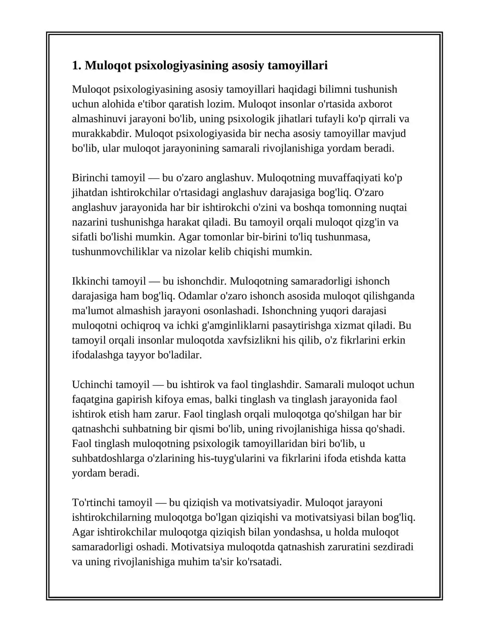 MULOQOTNING PSIXOLOGIK TOMONLARI 2