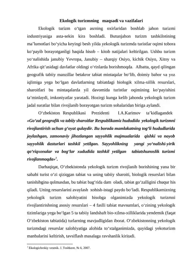 Ekoturizmning Tabiatga Ta'sirini Baholash 2