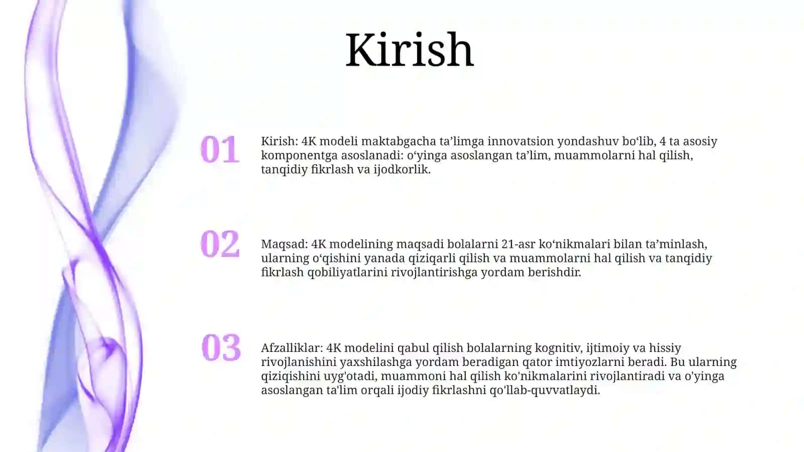 Boshlang'Ich Ta'Limda 4K Modeli 2