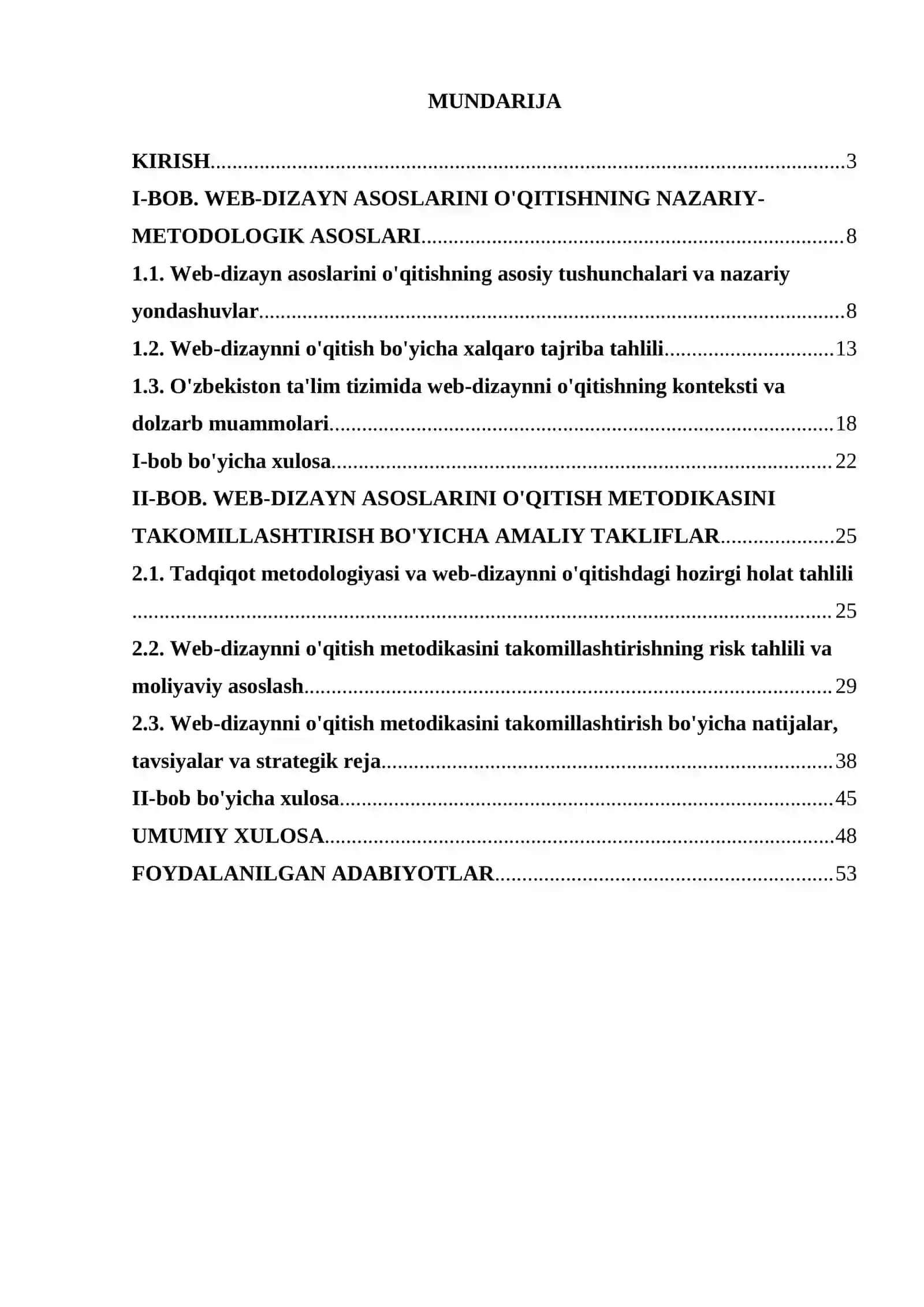 Web-dizayn asoslarini òqitish metodikasi 2