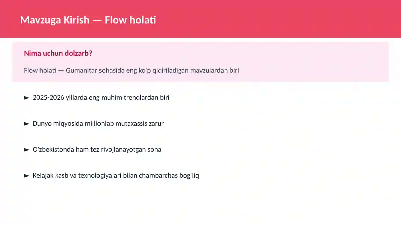 Flow holati 2