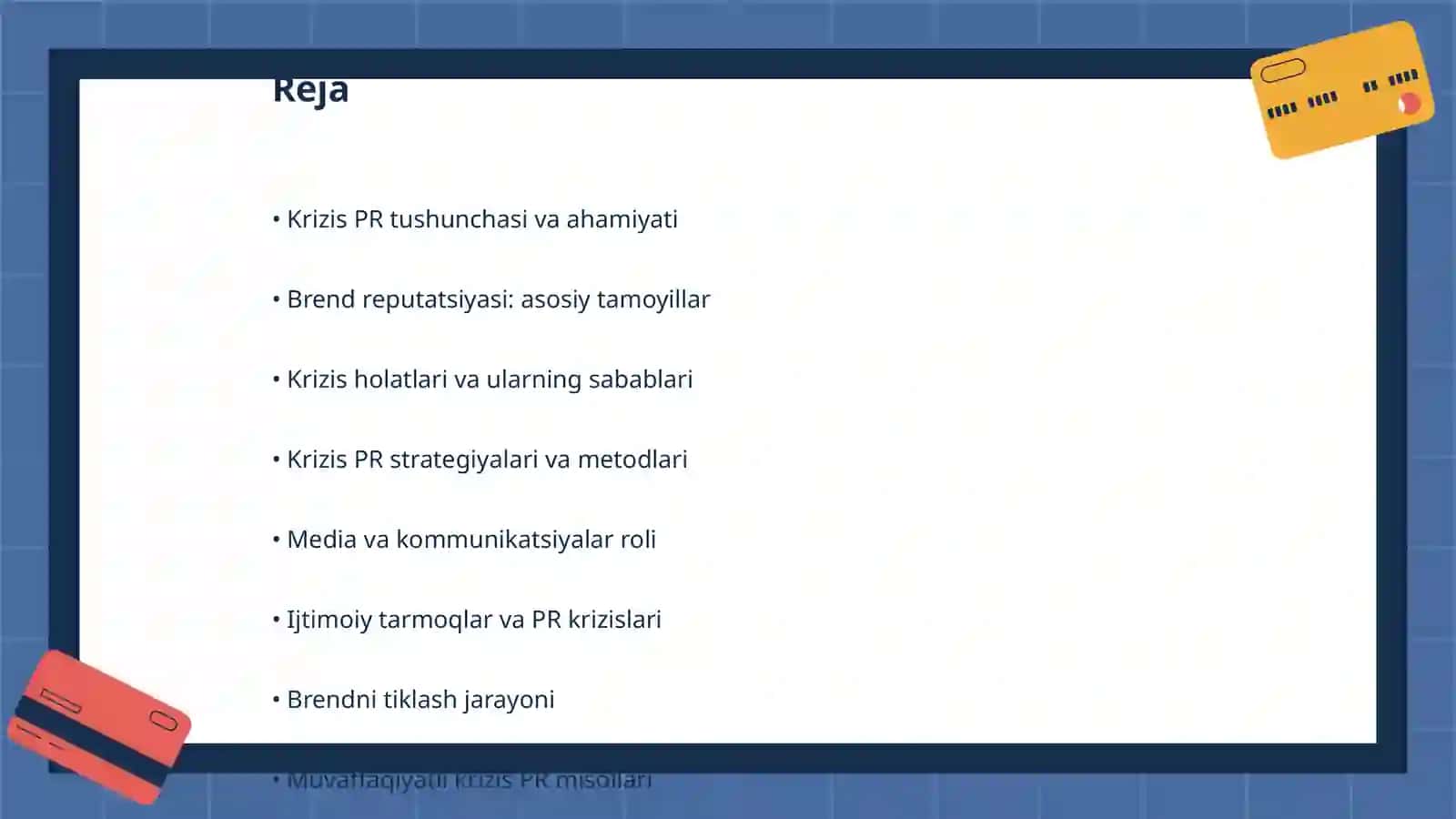 Krizis PR va brend reputatsiyasi 2
