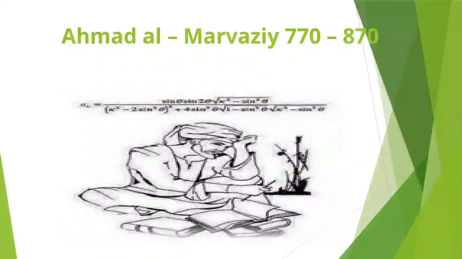 Ahmad al-Marvaziyning “Ziji” vauning ahamiyati 2