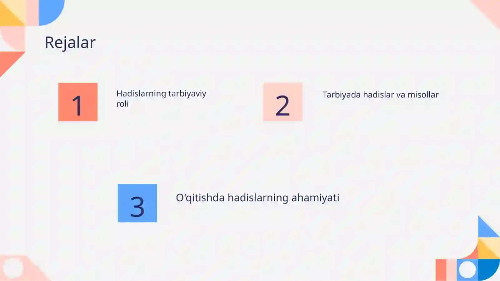 Hadislarning tarbiyaviy ahamiyati 2