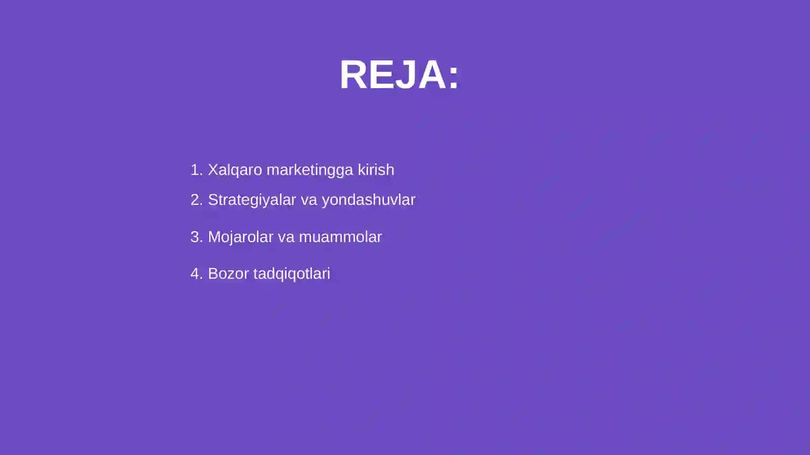 Xalqaro marketing 2