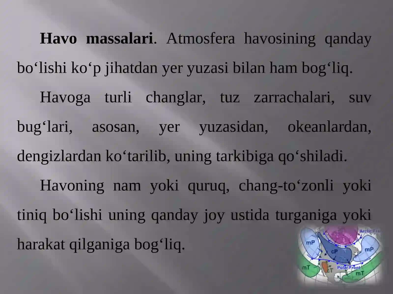 HAVO MASSALARI  SIKLON VA ANTISIKLONLAR 2