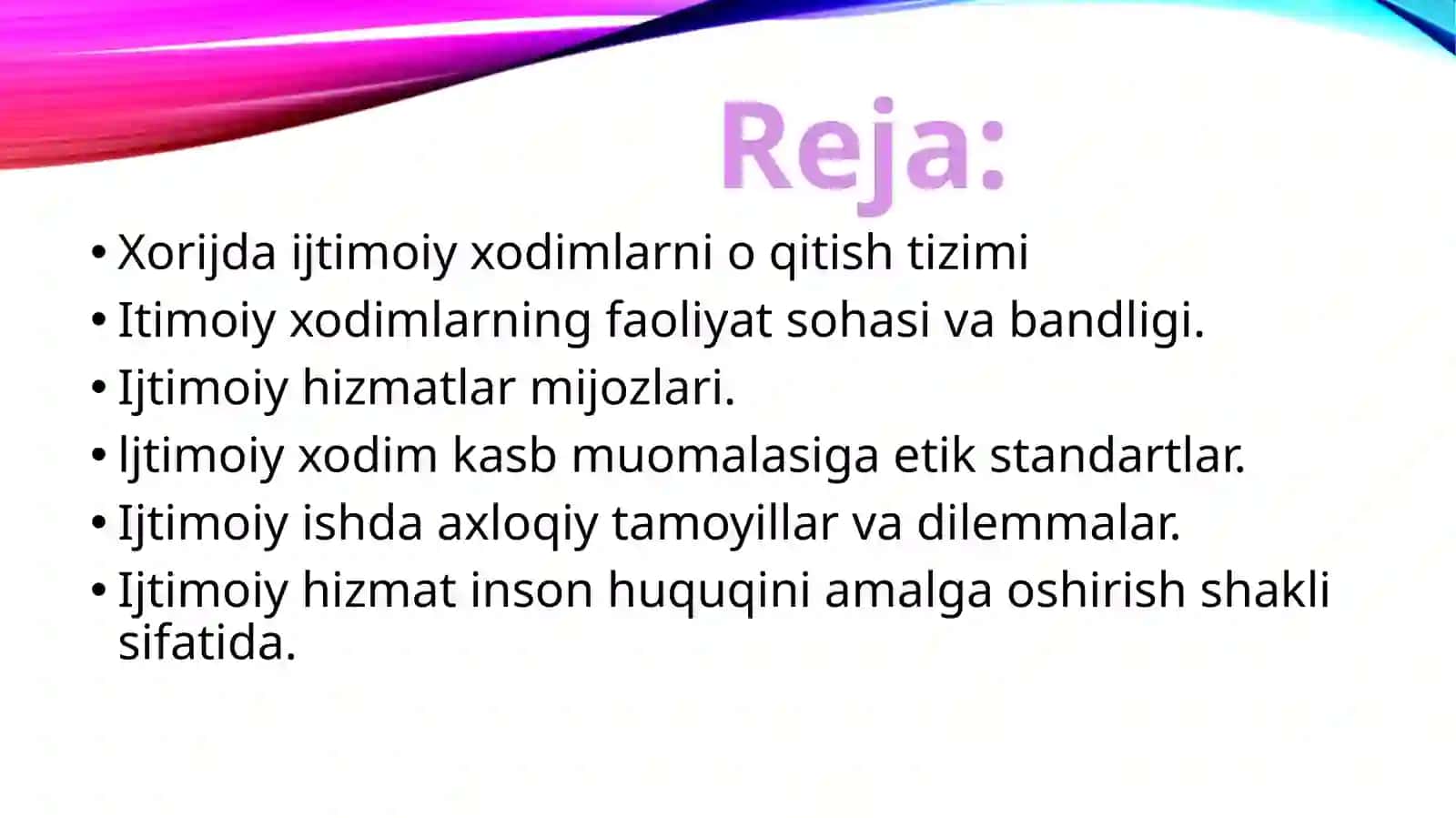 Ijtimoiy ishchi kasbi  zamonaviy talablar 2